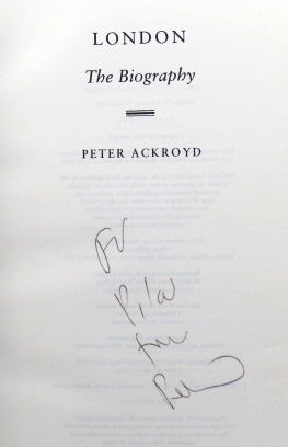 Item #42713 London. The Biography. Peter ACKROYD
