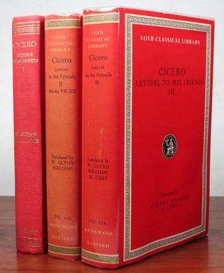 Item #42823 The Letters to His Friends. With an English Translation by W. Gynn Williams......