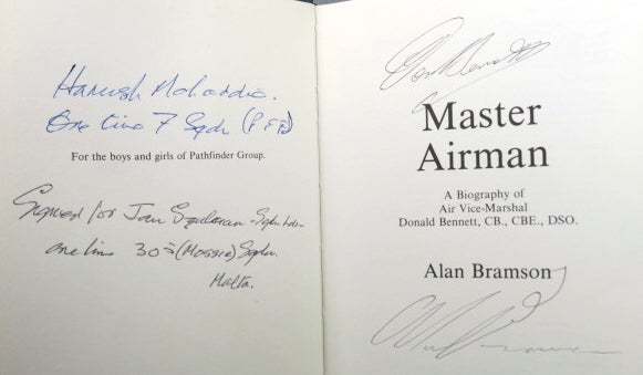 Item #43592 Master Airman. A Biography of Air Vice-Marshal Donald Bennett. BENNETT, Alan BRAMSON.