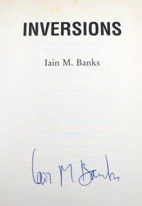 Item #43610 Inversions. Iain M. BANKS
