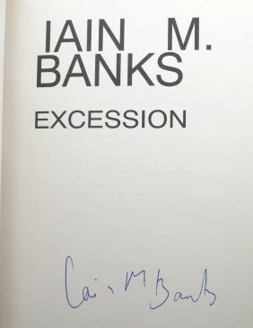 Item #43664 Excession. Iain M. BANKS.