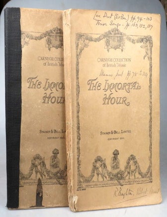 The Immortal Hour. Music-Drama by... The Libretto being Adapted from the Play and Poems of Fiona. Rutland BOUGHTON.