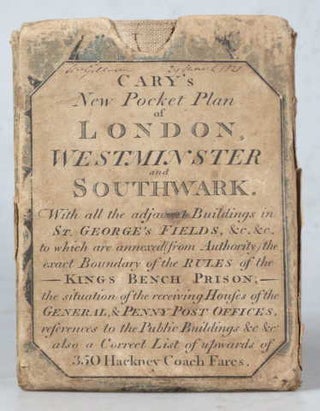 Cary's New Pocket Plan of London, Westminster and Southwark:...
