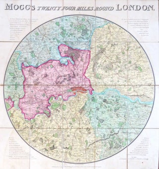 Item #44429 Mogg's Twenty Four Miles Round London. Edward MOGG