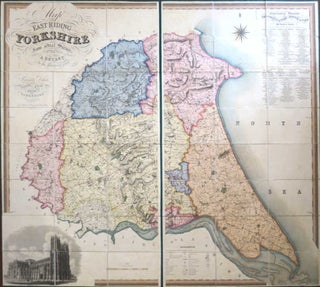 Item #44434 Map of the East Riding of Yorkshire from Actual Survey by... In the Years 1827 &...