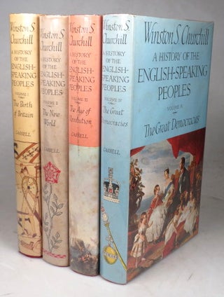 Item #44436 A History of the English-Speaking Peoples. Winston S. CHURCHILL