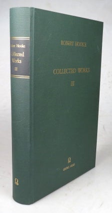 Item #44893 The Posthumous Works. Edited by Richard Waller (1705). Robert HOOKE