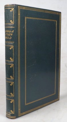 Item #44914 The Poetical Works of... With an Introduction by Sir A.T. Quiller-Couch. Matthew ARNOLD.