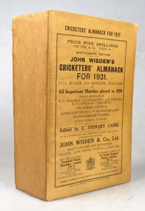 Item #44929 Wisden Cricketer's Almanack 1931. WISDEN, C. Stewart CAINE