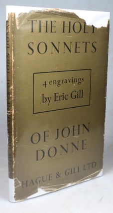 Item #45099 The Holy Sonnets of John Donne. Introduction by Hugh I'A. Fausset. Engravings by Eric...