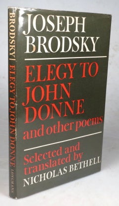 Item #45135 Elegy to John Donne, and other poems. Selected, translated and with an introduction...