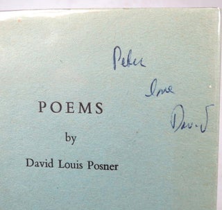 Item #45212 Poems. (Christmas and other poems. Illustrated by Anthony Baynes). David Louis POSNER