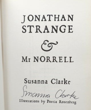 Item #45359 Jonathan Strange & Mr. Norrell. Illustrations by Portia Rosenberg. Susanna CLARKE