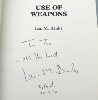 Item #45380 Use of Weapons. Iain M. BANKS