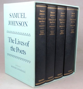 Item #45602 The Lives of the Most Eminent English Poets; With Critical Observations on their...