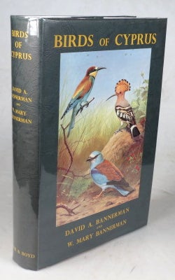 Item #45617 Birds of Cyprus. Illustrated in colour by D.M. Reid-Henry and Roland Green. David A. BANNERMAN, W. Mary.