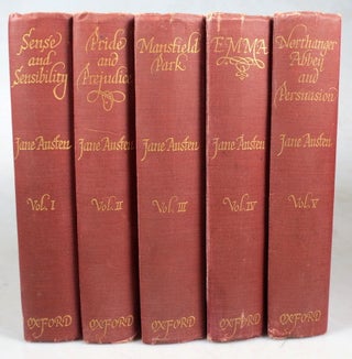 Item #45729 The Novels of... Sense and Sensibility. Pride and Prejudice. Mansfield Park. Emma....