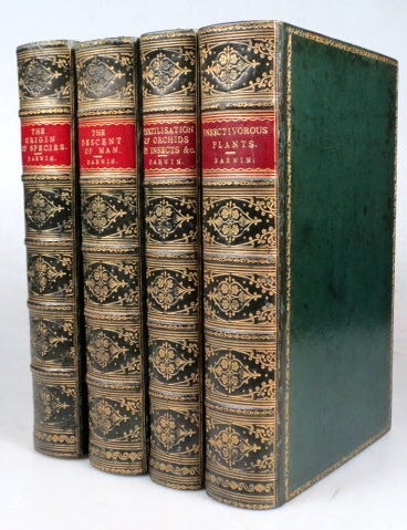 The Origin of Species... [with] The Various Contrivances by which Orchids are Fertilised by. Charles DARWIN.