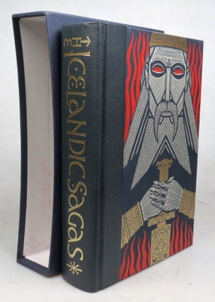 Item #46087 The Icelandic Sagas. Edited and introduced by... Illustrated by Simon Noyes. ICELAND,...
