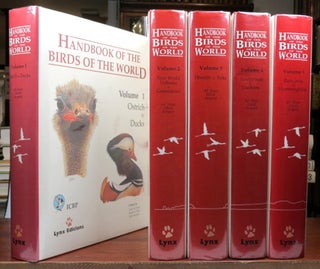 Item #46372 Handbook of the Birds of the World. I - Ostrich to Ducks. II - New World Vultures to...