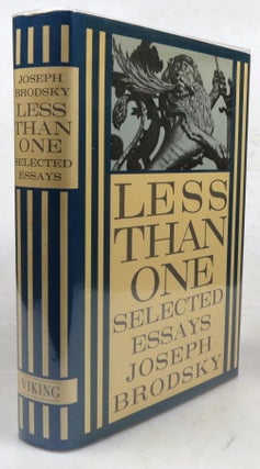 Item #46410 Less Than One. Selected Essays. Joseph BRODSKY