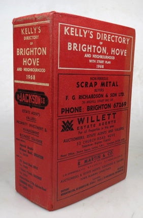 Item #46680 Kelly's Directory of Brighton, Hove, Portslade, Southwick, Shoreham Etc. 1968....