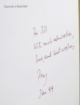 Item #52761 Glassworks & Secret Lives. With an essay by Ian Jeffrey. Fay GODWIN.
