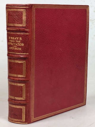 Item #53409 Addison's Essays from the Spectator. With Explanatory Notes. ADDISON, Joseph